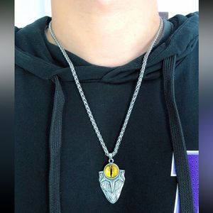 🐉 Awesome Dragon Reptilian Snake Crocodile Alligator Gator Eye Eyeball Necklace